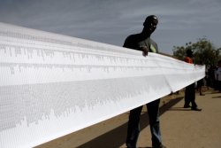 Trauemarsch - 14.600 Tote Trauemarsch - 14.600 Tote